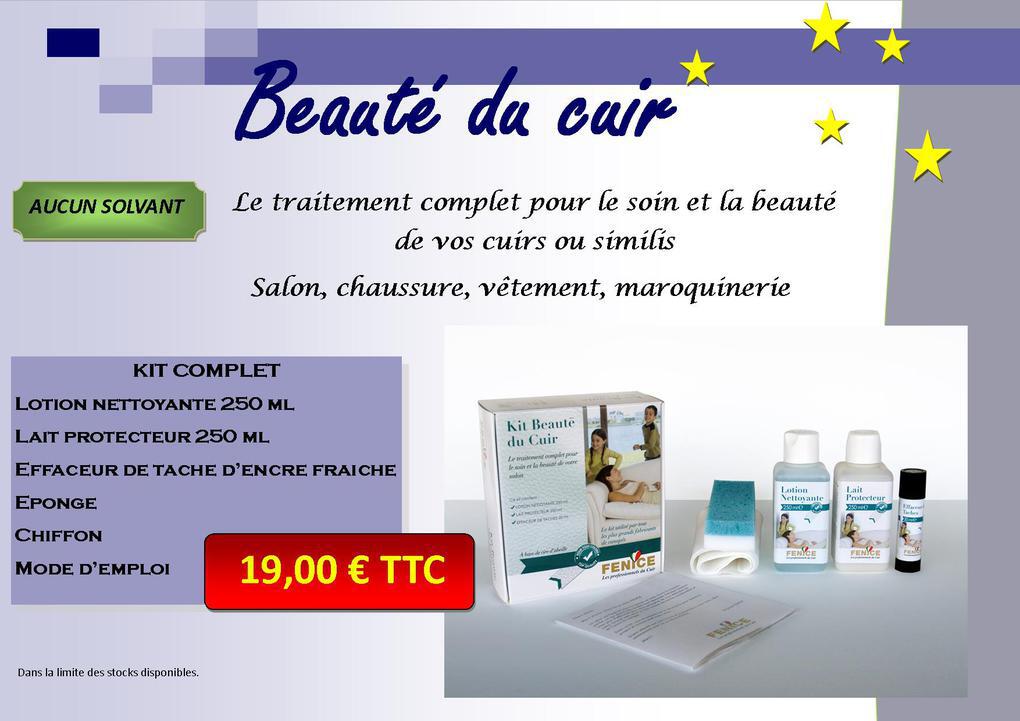 Kit beauté du cuir